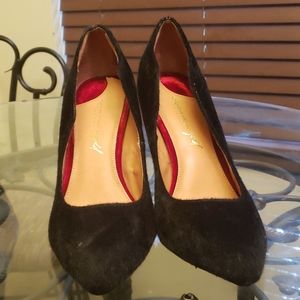 Pony hair heels